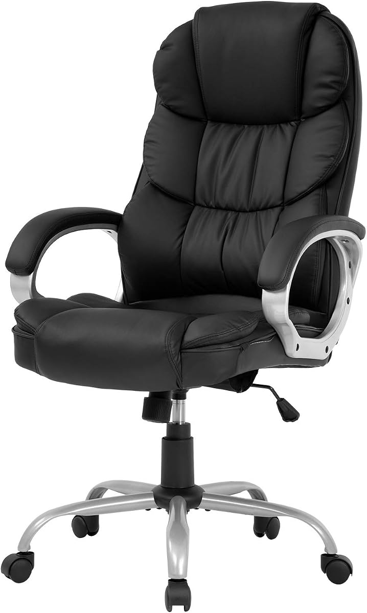 FDW High Back Office Chair, PU Leather