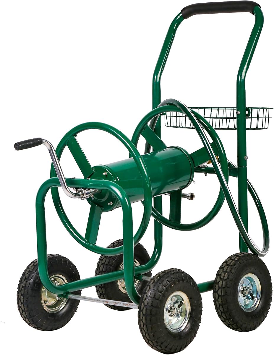 FDW Garden Hose Reel Cart, 300 ft Capacity