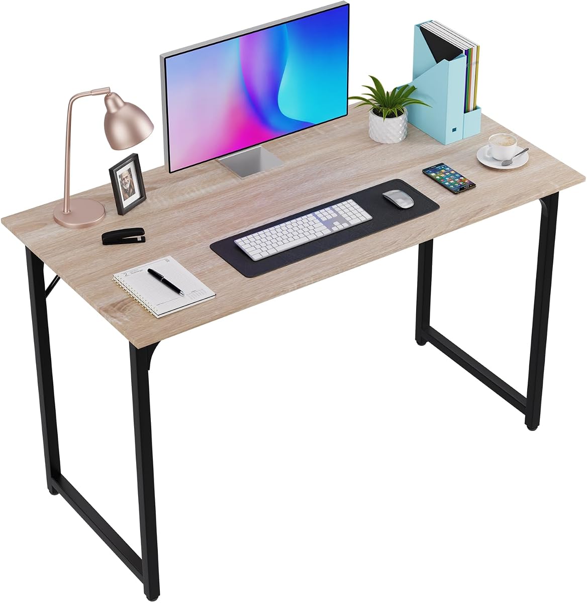 FDW 47" Metal-Frame Writing Desk